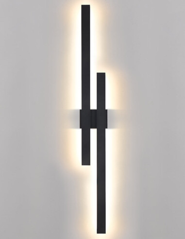 EBIZA EX2-BK - EBIZA 2 LIGHT EXTERIOR WALL LIGHT EBIZA EX2-BK