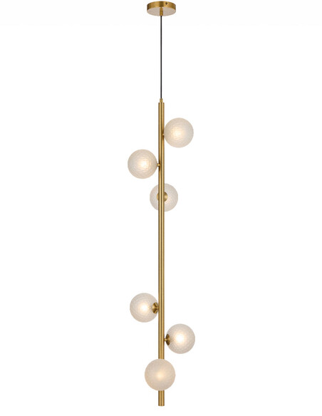 ELSON PE06-AGCLP - ELSON 6 LIGHT PENDANT ANTIQUE ELSON PE06-AGCLP