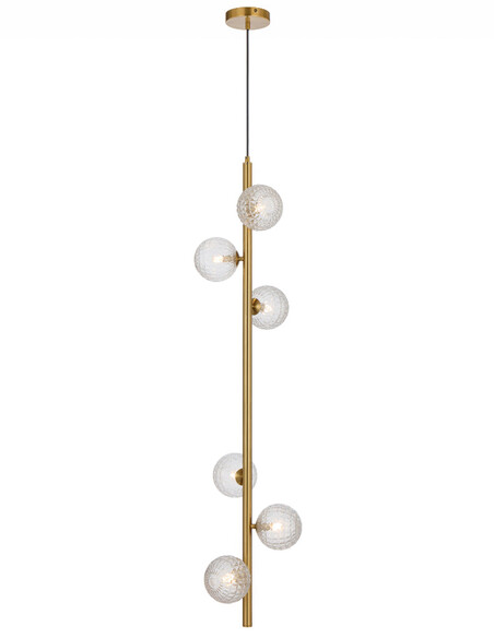 ELSON PE06-AGCLP - ELSON 6 LIGHT PENDANT ANTIQUE ELSON PE06-AGCLP
