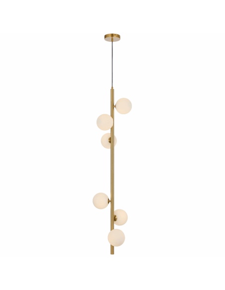 ELSON PE06-AGSM - ELSON 6 LIGHT PENDANT ANTIQUE ELSON PE06-AGSM