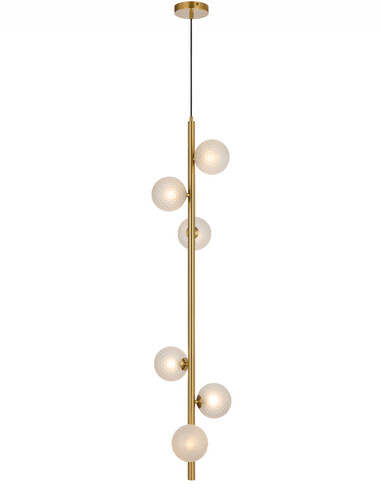 ELSON PE06-AGSM - ELSON 6 LIGHT PENDANT ANTIQUE ELSON PE06-AGSM