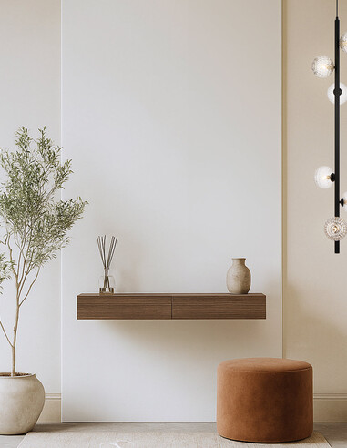 ELSON PE06-BKCLP - ELSON 6 LIGHT PENDANT BLACK - ELSON PE06-BKCLP