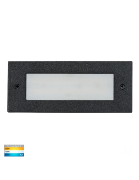 HV3007T-BLK-12V - HV3007T-Black-12V | HV3007T-Black-240V - Bata Black 3W LED Brick Light