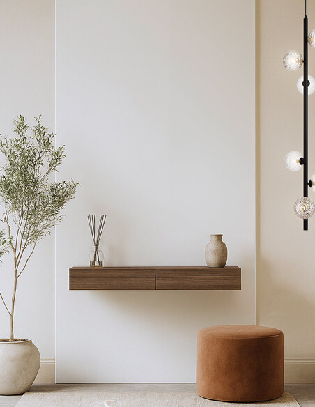 ELSON PE06-BKSM - ELSON 6 LIGHT PENDANT BLACK - ELSON PE06-BKSM