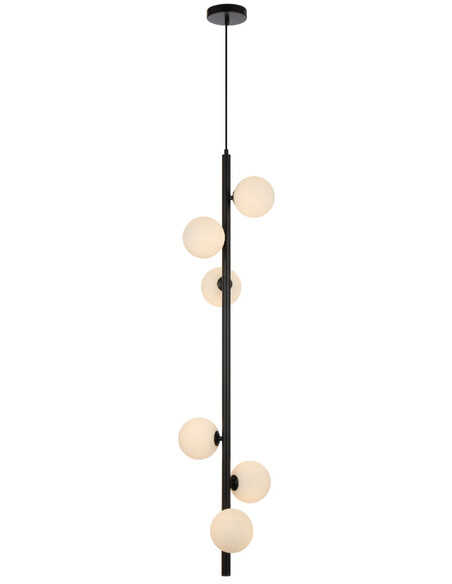 ELSON PE06-BKSMT - ELSON 6 LIGHT PENDANT BLACK - ELSON PE06-BKSMT