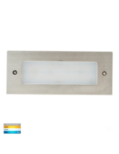 Recessed Brick Light with Plain 316 Stainless Steel FaceHV3007T-SS316-12V