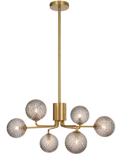 FELTON PE06AGCLP - FELTON 6 LIGHT PENDANT ANTIQUE GOLD - FELTON PE06AGCLP