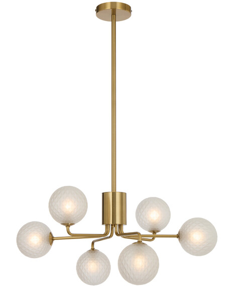 FELTON PE06AGCLP - FELTON 6 LIGHT PENDANT ANTIQUE FELTON PE06AGCLP