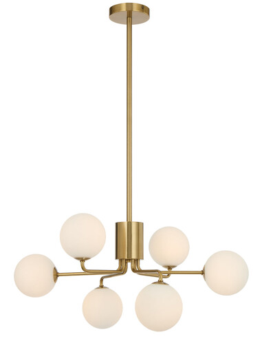 FELTON PE06AGFRT - FELTON 6 LIGHT PENDANT ANTIQUE FELTON PE06AGFRT