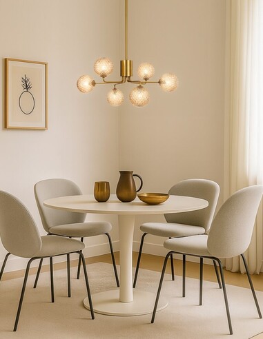 FELTON PE06AGFRT - FELTON 6 LIGHT PENDANT ANTIQUE FELTON PE06AGFRT