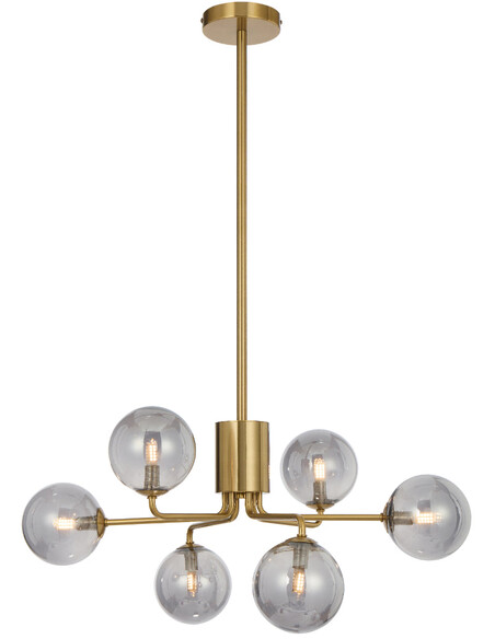 FELTON PE06AGOM - FELTON 6 LIGHT PENDANT ANTIQUE FELTON PE06AGOM