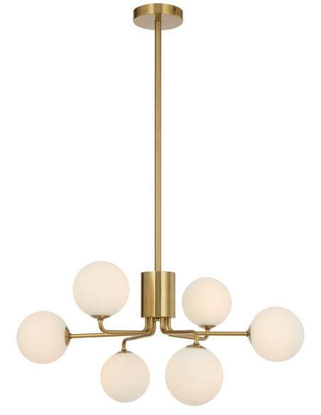 FELTON PE06AGOM - FELTON 6 LIGHT PENDANT ANTIQUE FELTON PE06AGOM
