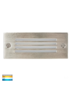 Recessed Brick Light with 316 Stainless Steel Face Grill HV3006T-SS316-12V