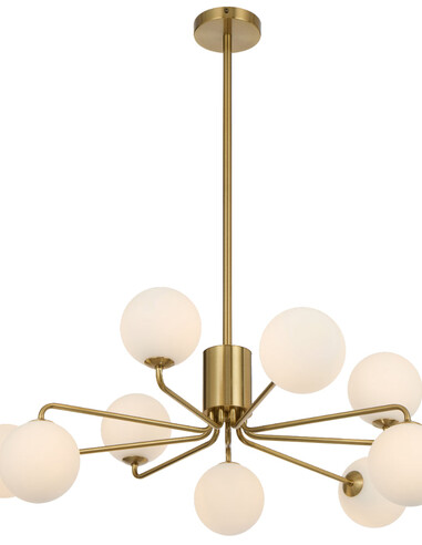 FELTON PE09AGAMT - FELTON 9 LIGHT PENDANT ANTIQUE FELTON PE09AGAMT