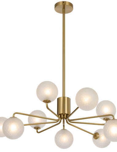 FELTON PE09AGAMT - FELTON 9 LIGHT PENDANT ANTIQUE FELTON PE09AGAMT