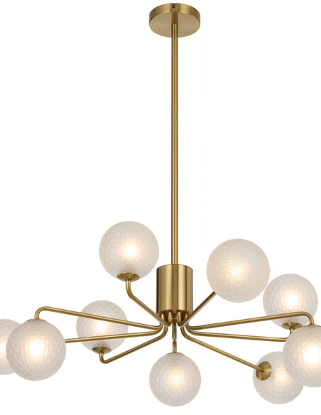 FELTON PE09AGCLP - FELTON 9 LIGHT PENDANT ANTIQUE FELTON PE09AGCLP