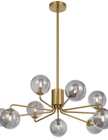 FELTON PE09AGSM - FELTON 9 LIGHT PENDANT ANTIQUE FELTON PE09AGSM