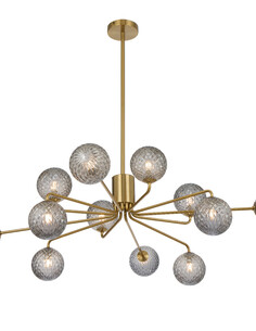 FELTON PE12AGAMT - FELTON 12 LIGHT PENDANT ANTIQUE GOLD - FELTON PE12AGAMT