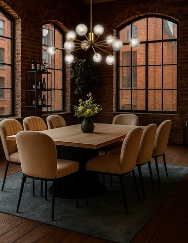 FELTON PE12AGSM - FELTON 12 LIGHT PENDANT ANTIQUE FELTON PE12AGSM