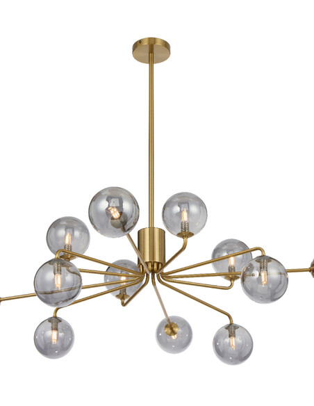 FELTON PE12AGSM - FELTON 12 LIGHT PENDANT ANTIQUE FELTON PE12AGSM