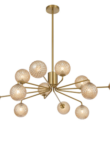 FELTON PE12AGSM - FELTON 12 LIGHT PENDANT ANTIQUE FELTON PE12AGSM