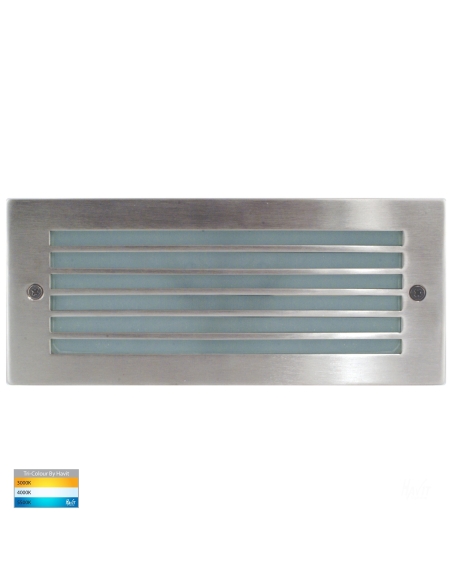 HV3004T-SS316-12V - HV3004T-SS316 - Bata 316 Stainless Steel LED Brick Light with Grill