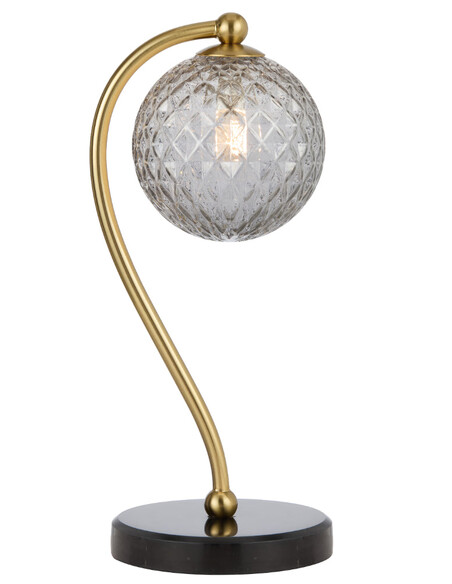 FELTON TL-BKMAMT - FELTON TABLE LAMP BLACK MARBLE - Amber Tear