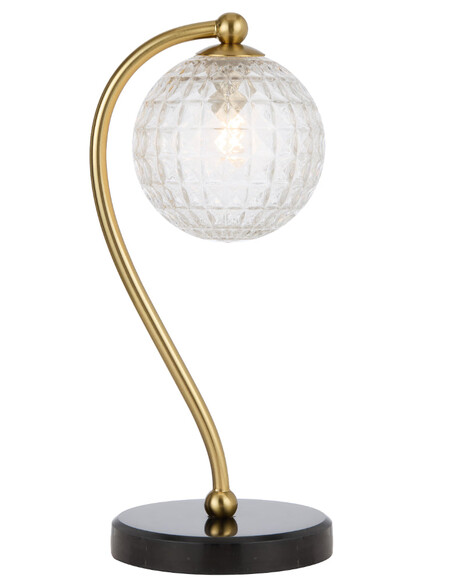 FELTON TL-BKMAMT - FELTON TABLE LAMP BLACK MARBLE FELTON TL-BKMAMT