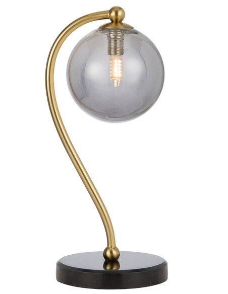 FELTON TL-BKMSMT - FELTON TABLE LAMP BLACK MARBLE FELTON TL-BKMSMT