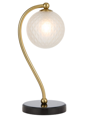 FELTON TL-BKMSMT - FELTON TABLE LAMP BLACK MARBLE FELTON TL-BKMSMT