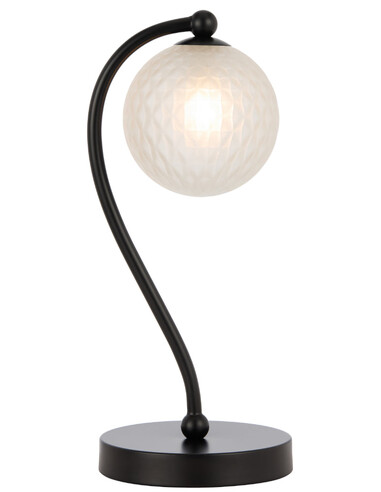 FELTON TL-BKOM - FELTON TABLE LAMP BLACK - Opal FELTON TL-BKOM