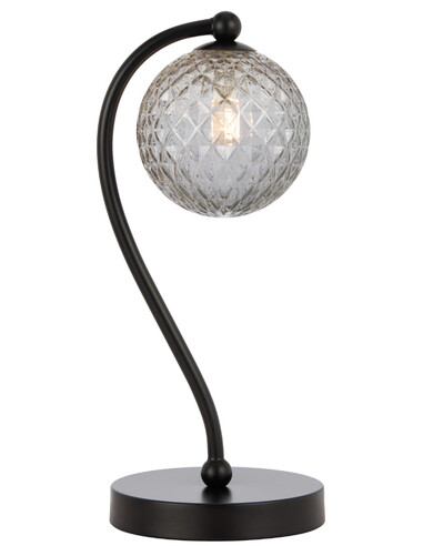 FELTON TL-BKSM - FELTON TABLE LAMP BLACK - Smoke