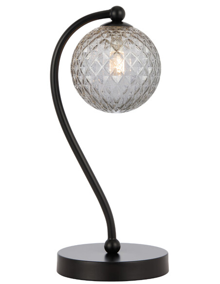 FELTON TL-BKSMT - FELTON TABLE LAMP BLACK - Smoke Tear