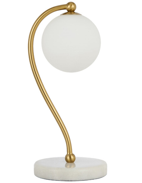 FELTON TL-WHMAMT - FELTON TABLE LAMP WHITE MARBLE - Amber Tear