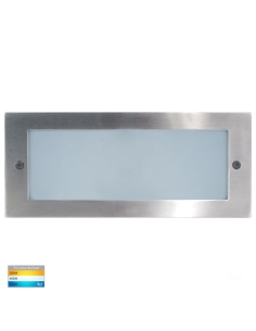 Recessed Brick Light with Plain 316 Stainless Steel FaceHV3003T-SS316-12V