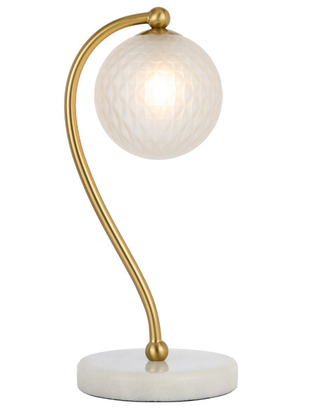FELTON TL-WHMOM - FELTON TABLE LAMP WHITE MARBLE FELTON TL-WHMOM