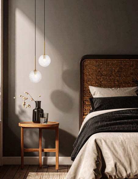 GASTON PE2-AGAMT - GASTON 2 LIGHT PENDANT ANTIQUE GASTON PE2-AGAMT
