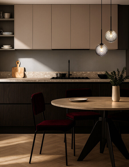 GASTON PE2-BKSM - GASTON 2 LIGHT PENDANT BLACK - GASTON PE2-BKSM