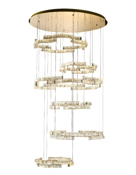 JURA PE6T-GD3C - JURA 6 TIER PENDANT - GOLDJURA PE6T-GD3C