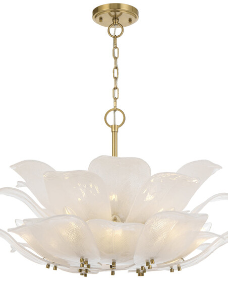 MONTE PE12-BRS - MONTE 12 LIGHT PENDANT - BRASS