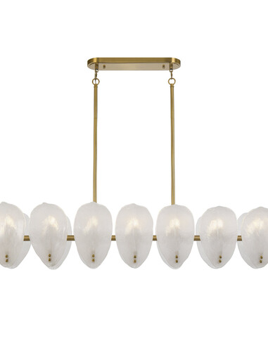 MONTE PE16-BRS - MONTE 16 LIGHT RECTANGLE PENDANT MONTE PE16-BRS