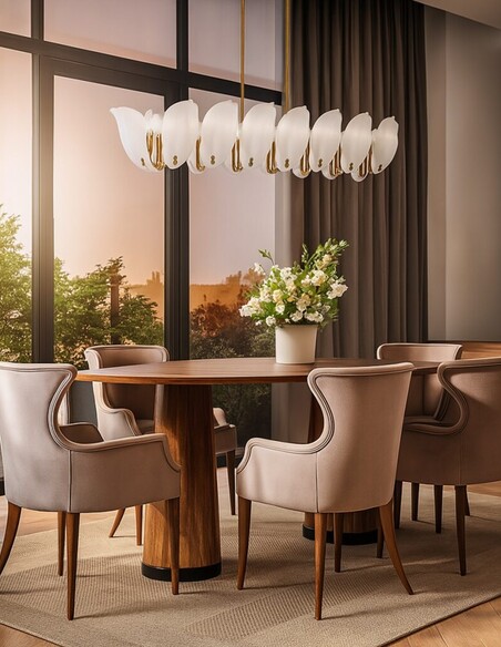 MONTE PE16-BRS - MONTE 16 LIGHT RECTANGLE PENDANT MONTE PE16-BRS