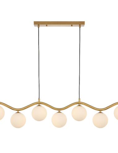 ORTON PE7-AGOM - ORTON 7 LIGHT PENDANT ANTIQUE ORTON PE7-AGOM