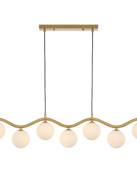 ORTON PE7-AGOM - ORTON 7 LIGHT PENDANT ANTIQUE ORTON PE7-AGOM