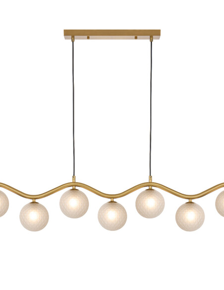 ORTON PE7-AGOM - ORTON 7 LIGHT PENDANT ANTIQUE ORTON PE7-AGOM