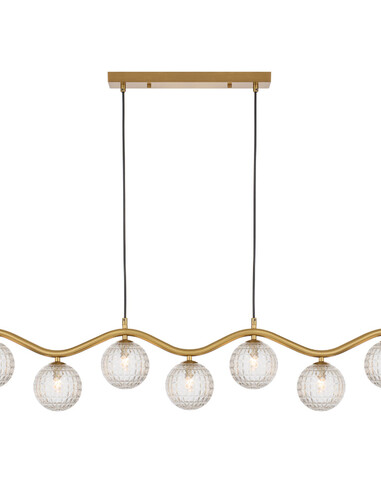ORTON PE7-AGOM - ORTON 7 LIGHT PENDANT ANTIQUE ORTON PE7-AGOM