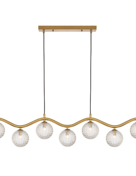 ORTON PE7-AGOM - ORTON 7 LIGHT PENDANT ANTIQUE ORTON PE7-AGOM