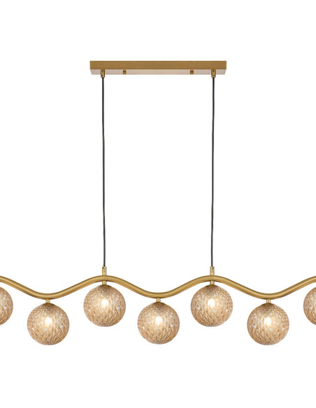 ORTON PE7-AGOM - ORTON 7 LIGHT PENDANT ANTIQUE ORTON PE7-AGOM