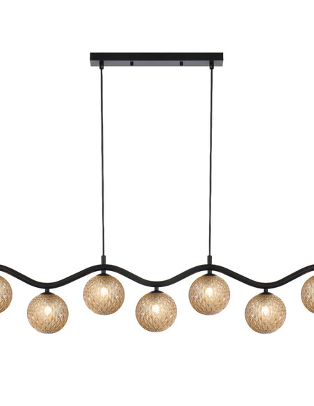 ORTON PE7-BKFRT - ORTON 7 LIGHT PENDANT BLACK - ORTON PE7-BKFRT