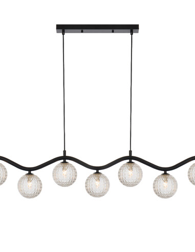 ORTON PE7-BKOM - ORTON 7 LIGHT PENDANT BLACK - ORTON PE7-BKOM
